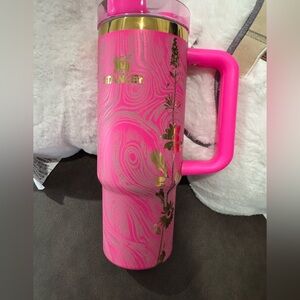 Custom Tumbler - Stanley Dupe Stainless Steel w/Handle Laser Engraved